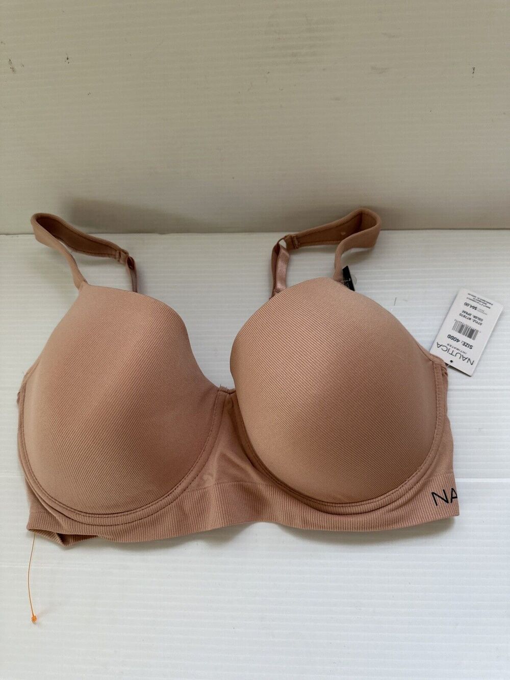 NAUTICA INTIMATES PADDED BRA SIZE 40 DD HIDDEN WIRE Pink “LOUNGE" NWT